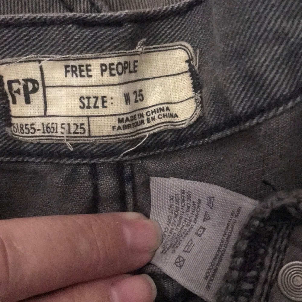 Free People Studded Jean Shorts - Picture 9 of 12
